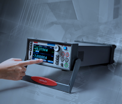 Keithley's touchscreen source measure unit offers higher current sourcing and measurement for a broader range of applications